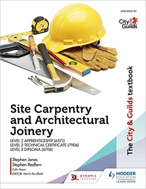 Fearn, Colin / Jones, Stephen et al. The City & Guilds Textbook: Site Carpentry and Architectural Joinery for the Level 2 Apprenticeship (6571), Level 2 Technical Certificate (7906) & Level 2 Diploma (6706). Hachette Learning, 2019.