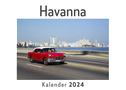 Havanna (Wandkalender 2024, Kalender DIN A4 quer, Monatskalender im Querformat mit Kalendarium, Das perfekte Geschenk)