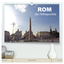 Rom - die Höhepunkte (hochwertiger Premium Wandkalender 2024 DIN A2 quer), Kunstdruck in Hochglanz