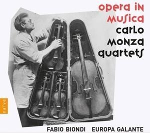 Carlo Monza Quartets-Opera in Musica. 375 Media GmbH, 2022.