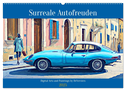 Surreale Autofreuden (Wandkalender 2025 DIN A2 quer), CALVENDO Monatskalender