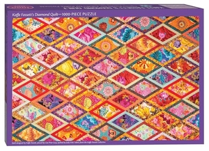 Fassett, Kaffe. Kaffe Fassett's Diamond Quilt Jigsaw Puzzle for Adults - 1000 Pieces, Dimensions 29.5 X 19.5. C&T Publishing, 2021.