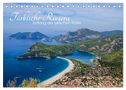 Türkische Riviera - Entlang der lykischen Küste (Tischkalender 2025 DIN A5 quer), CALVENDO Monatskalender