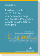Junktoren im Text der Protokolle des Generallandtags von Preußen Königlichen Anteils aus den Jahren 1526-1528