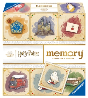 Hurter, William H.. Ravensburger 22349 Collector's memory® Harry Potter - Der Klassiker mit magischem Leucht-Effekt entführt 2 bis 8 Harry Potter Fans ab 6 Jahren in die zauberhafte Welt von Hogwarts. Ravensburger Spieleverlag, 2023.