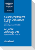 Gesellschaftsrecht in der Diskussion 2025