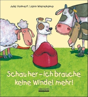 Volmert, Julia. Schau her - ich brauche keine Windel mehr - Ein Pappbilderbuch zum Thema: "Sauber werden". Albarello Verlag GmbH, 2014.