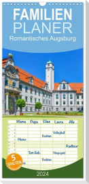 Familienplaner 2024 - Romantisches Augsburg mit 5 Spalten (Wandkalender, 21 x 45 cm) CALVENDO