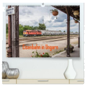 Eisenbahn in Ungarn (hochwertiger Premium Wandkalender 2024 DIN A2 quer), Kunstdruck in Hochglanz