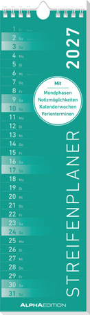Streifenplaner Mini MINT 2027
