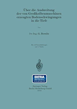 Bornitz, G.. Über die Ausbreitung der von Großkolbenmaschinen erzeugten Bodenschwingungen in die Tiefe. Springer Berlin Heidelberg, 1931.