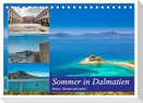 Sommer in Dalmatien - Sonne, Strand und mehr! (Tischkalender 2025 DIN A5 quer), CALVENDO Monatskalender