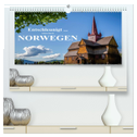 Entschleunigt ... reisen durch Norwegen (hochwertiger Premium Wandkalender 2024 DIN A2 quer), Kunstdruck in Hochglanz