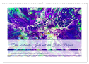 Dein abstraktes Jahr mit der Farbe Purpur (Wandkalender 2024 DIN A3 quer), CALVENDO Monatskalender