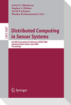 Distributed Computing in Sensor Systems