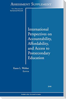 International Perspectives on Accountability, Affordability, and Access to Postsecondary Education