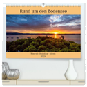 Rund um den Bodensee (hochwertiger Premium Wandkalender 2024 DIN A2 quer), Kunstdruck in Hochglanz