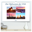Der Südwesten der USA: Wüsten, rote Felsen & Canyons (hochwertiger Premium Wandkalender 2025 DIN A2 quer), Kunstdruck in Hochglanz