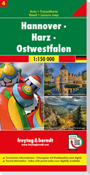Hannover - Harz - Ostwestfalen, Autokarte 1:150.000, Blatt 4
