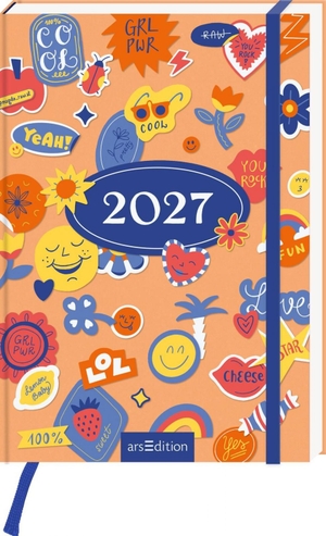 Buchkalender Happy durchs Jahr 2027. Ars Edition GmbH, 2026.