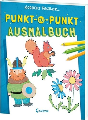 Punkt-zu-Punkt-Ausmalbuch (blau) - Verbinde die bunten Punkte und gestalte dein eigenes Malbuch! - 32 Motive mit Überraschungseffekt - Für Kinder ab 5 Jahren. Loewe Verlag GmbH, 2025.