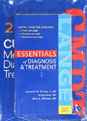 Tierney, Lawrence M / McPhee, Stephen J et al. Current Medical Diagnosis & Treatment 2004 Value Pack. McGraw-Hill Companies, 2003.