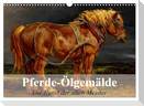 Pferde-Ölgemälde - Die Kunst der alten Meister (Wandkalender 2025 DIN A3 quer), CALVENDO Monatskalender