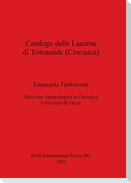 Catalogo delle Lucerne di Tolemaide (Cirenaica)