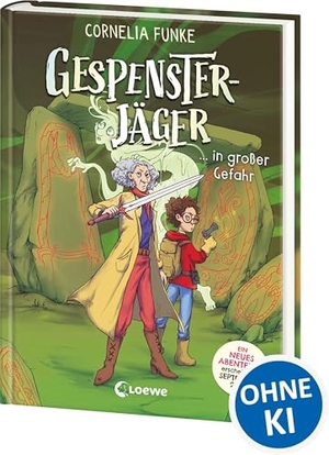 Funke, Cornelia. Gespensterjäger in großer Gefahr (Band 4) - Mit 8 neu illustrierten Farbseiten - Cornelia Funkes Klassiker-Reihe in neuem Look! - Ein Gruselabenteuer mit viel Humor ab 8 Jahren. Loewe Verlag GmbH, 2025.