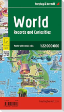 freytag & berndt Poster World map for Children, english, with metal ledges 1:22 Mio.