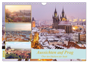 Aussichten auf Prag (Wandkalender 2024 DIN A4 quer), CALVENDO Monatskalender