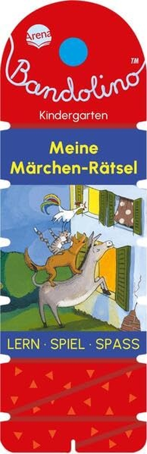 Barnhusen, Friederike. Bandolino. Meine Märchen-Rätsel - Lernspiel mit Lösungskontrolle für Kindergartenkinder ab 4 Jahren. Arena Verlag GmbH, 2026.