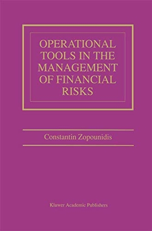 Zopounidis, Constantin (Hrsg.). Operational Tools in the Management of Financial Risks. Springer US, 1998.