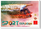 Sport Explosion (Tischkalender 2025 DIN A5 quer), CALVENDO Monatskalender