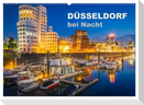 Düsseldorf bei Nacht (Wandkalender 2024 DIN A2 quer), CALVENDO Monatskalender