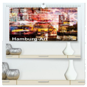 Hamburg-Art (hochwertiger Premium Wandkalender 2024 DIN A2 quer), Kunstdruck in Hochglanz