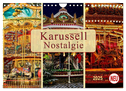 Karussell - Nostalgie (Wandkalender 2025 DIN A4 quer), CALVENDO Monatskalender