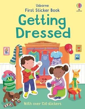 Greenwell, Jessica. First Sticker Book Getting Dressed. Usborne Books, 2026.