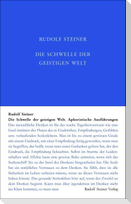 Die Schwelle der geistigen Welt