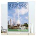 CHICAGO Der Stadtkern (hochwertiger Premium Wandkalender 2024 DIN A2 hoch), Kunstdruck in Hochglanz