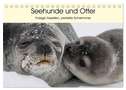 Seehunde und Otter. Putzige Gesellen, perfekte Schwimmer (Tischkalender 2025 DIN A5 quer), CALVENDO Monatskalender