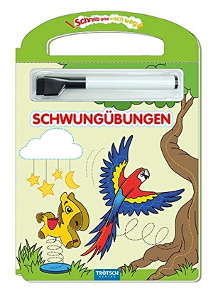 Trötsch Erste Schwungübungen Schreib und wisch weg mit Stift - Übungsheft Lernheft Vorschule Grundschule. Trötsch Verlag GmbH, 2019.