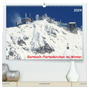 Garmisch-Partenkirchen im Winter (hochwertiger Premium Wandkalender 2024 DIN A2 quer), Kunstdruck in Hochglanz