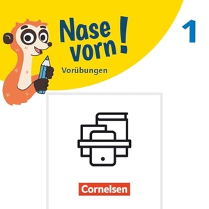 Nase vorn! 1. Schuljahr - Basiskompetenzen Deutsch Erstlesen und Mathe - Motorische Grundübungen und mathematische Vorübungen - 2 Übungshefte im Paket mit Lösungen. Cornelsen Verlag GmbH, 2025.