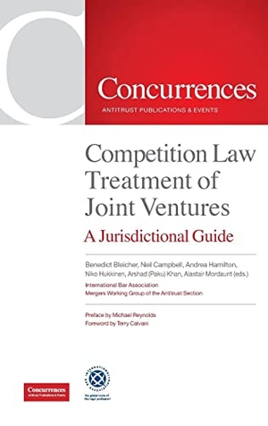 Bleicher, Benedict / Neil Campbell et al (Hrsg.). Competition Law Treatment of Joint Ventures - A Jurisdictional Guide. Institute of Competition Law, 2022.