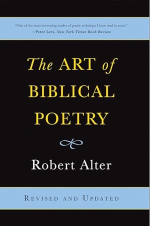 Alter, Robert. The Art of Biblical Poetry. Basic Books, 2011.