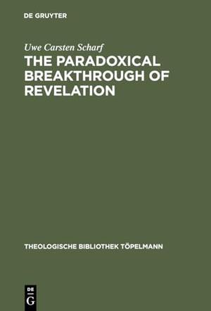 Scharf, Uwe Carsten. The Paradoxical Breakthrough of Revelation - Interpreting the Divine-Human Interplay in Paul Tillich's Work 1913¿1964. De Gruyter, 1999.