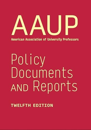 Aaup. Policy Documents and Reports. Johns Hopkins University Press, 2025.