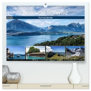Becker, Thomas. Bellevue Schweiz (hochwertiger Premium Wandkalender 2025 DIN A2 quer), Kunstdruck in Hochglanz - Faszinierende Ansichten der Schweiz. Calvendo, 2024.