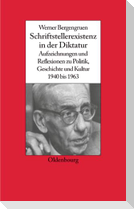 Schriftstellerexistenz in der Diktatur